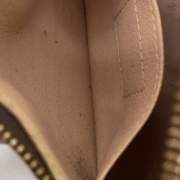 Authentic Louis Vuitton Monogram Pochette Cosmetic PM Pouch 96-122725 - Picture 14 of 16